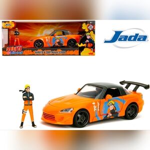 Jada Naruto 2001 Honda S2000 Die-Cast Car - Orange and Black